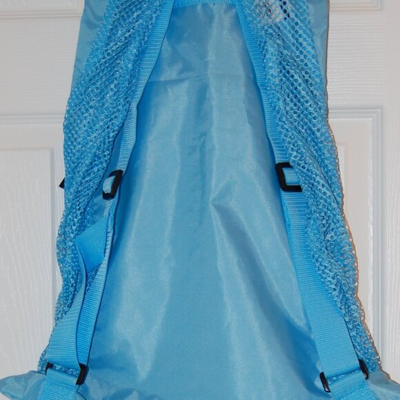 SPEEDO Baby Blue Ventilator Nylon Mesh Foldable BackPack/Travel Gym Bag - Picture 3 of 7